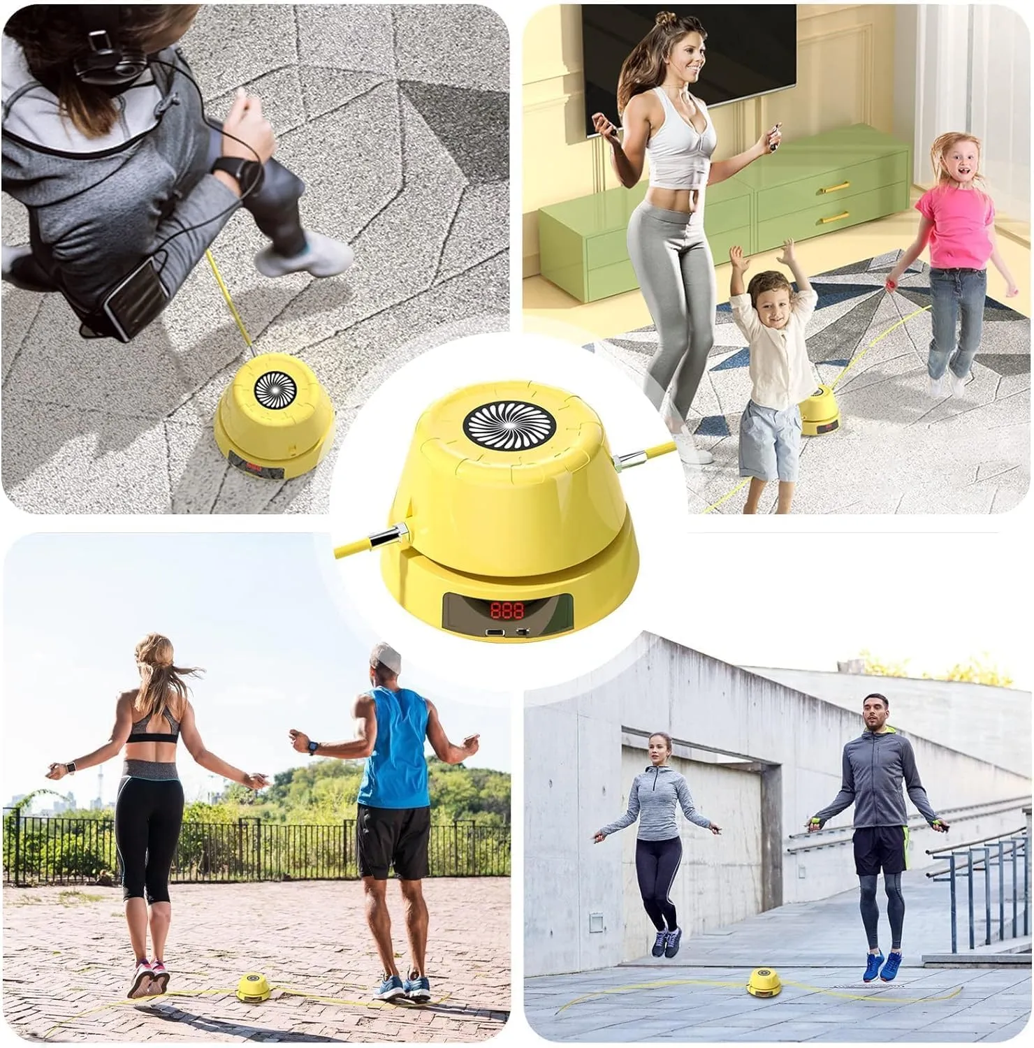 Rope Jumping Fun For The Whole Family