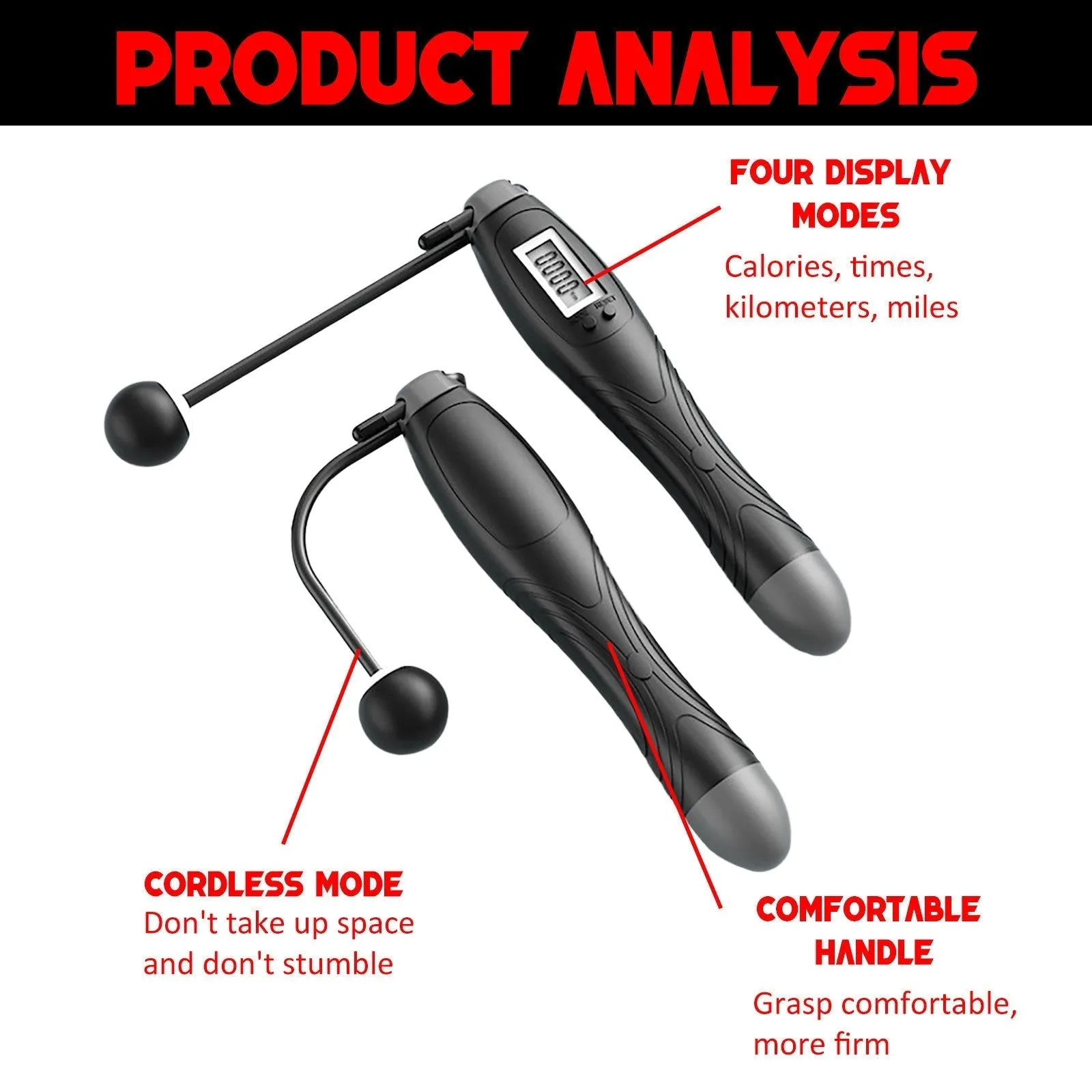 Rope Skipping Electronic Exclusive promotion Cordless New Limited-time deal