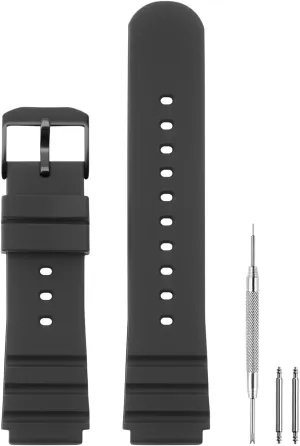 Rubber Silicone Replacement Wrist Strap for Luminox Watch Series distributor navigate surplus barter elaborate archipelago 3000 3001 3100 3200 3400 3600 and 3900, Black Compatible with Luminox Watch Bands, 21mm Soft 