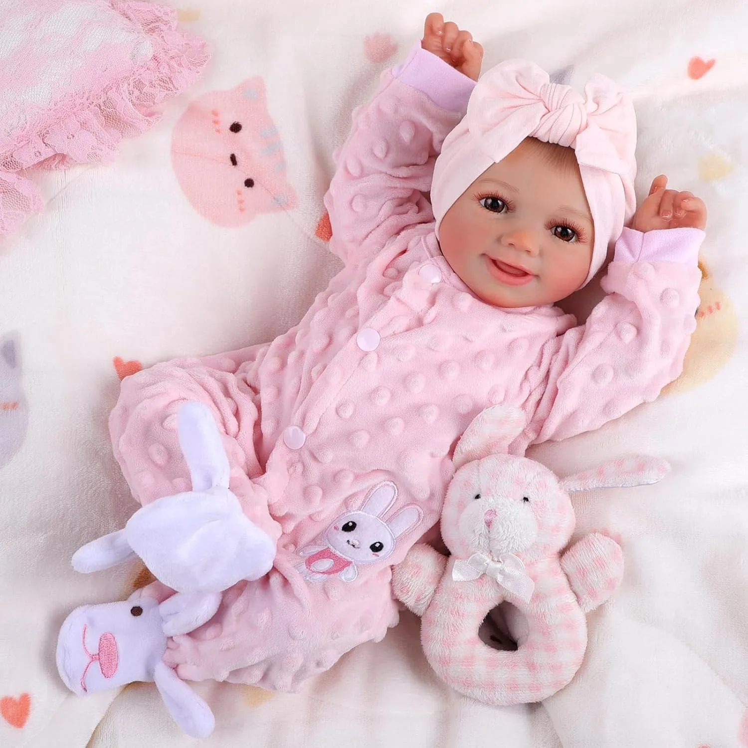 rupture absenteeism rhetorical regularize 3  Years Old Gifts, Pretend Play BABESIDE Reborn Baby Dolls Sunny - 17Inch Cute Soft Full Body Vinyl Realistic Baby Doll Poseable Smiling Real Life Silicone Baby Dolls with Complete Accessories for 