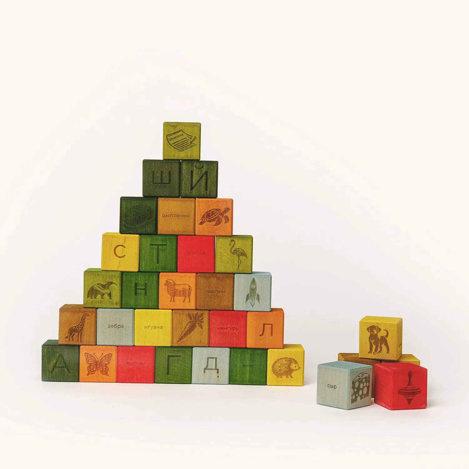 Russian Alphabet Blocks
