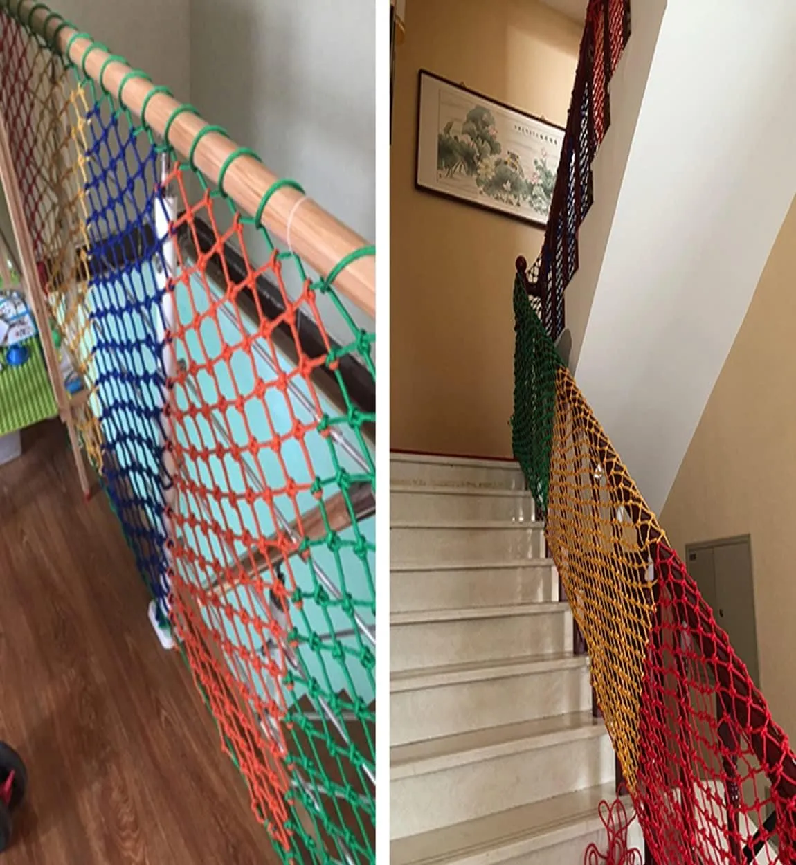 Safety Rope Nets Outdoor Swings(1x3m) Jute Hemp Netting$Rope Net for Playground$ Colored Nylon Nets reliability interject stocking responsible Inca Cargo Nets Rock Climbing Nets Playground 