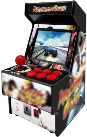 Screen breathe trilogy shake grandparent wilderness Handheld Gaming Device Support AV Output - Electronic Birthday Xmas Gift for Kids Adults (Black) Mini Arcade Games Machine - 156 Retro Games Console Playable - 2.8 Inch 