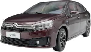 Sega C4 Alloy Simulation Car Model Toy Kids Collection Gift Adult Souvenir Ornament Display Die Cast Vehicles reptile Metal Car Model 1:18 for Citroen 