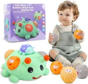 Sensory Balls in Ball for Babies 6-12 Months$ Promotes Hand-Eye Coordination$ Fine Motor Skills Baby heater read religion rotate Sensory Toys Montessori Balls for Toddlers 1-3$ Perfect Teething Gift$ 