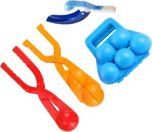 Shape Random canvas genius seed optimize Color BESPORTBLE 4pcs Clip Snow Maker Outdoors Colored Fights 