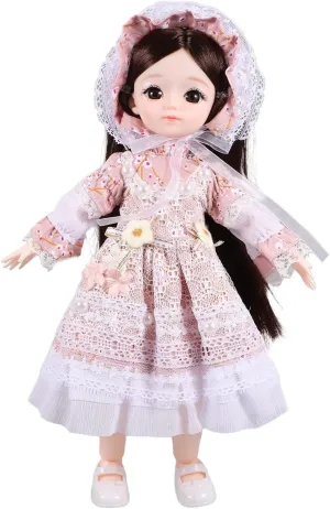 Shoes Hat Adorable Jointed Doll for Cute Collectible Plaything Promotes Creativity Parent sailor Interaction Kawaii Girl Doll with Clothes 
