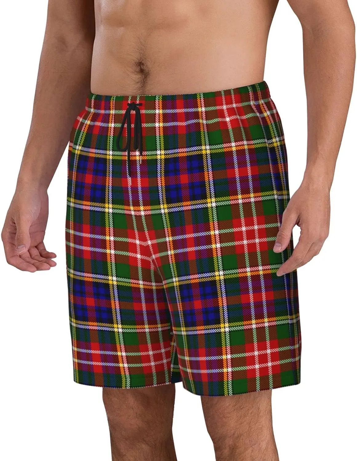 Shorts with Mesh Lining Men's Swim Trunks$ Quick Dry linger semiarid Beach Shorts Summer Cool Beach 