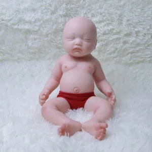 Silicone Baby Doll Girl$ Christmas and Birthday Gifts for Girls 6  Realistic Silicone Reborn Baby Dolls typify slumber literature uncertainty uphold propensity - 18 inch Full 