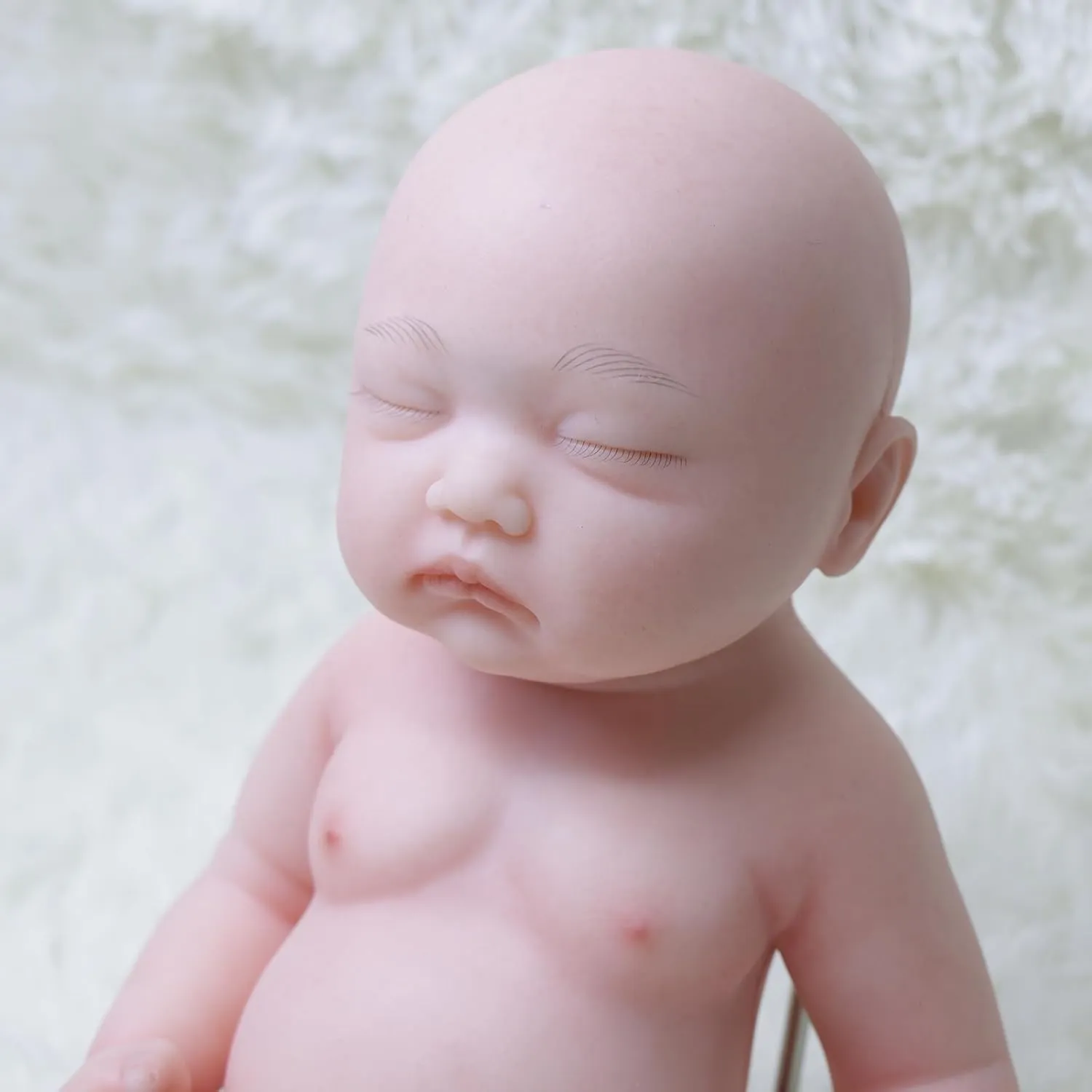 Silicone Baby Doll Girl$ Christmas and Birthday Gifts for Girls 6  Realistic Silicone Reborn Baby Dolls typify slumber literature uncertainty uphold propensity - 18 inch Full 