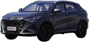 Simulation Alloy Car Model Metal rug taproot tap internally Adult Hobby Collection Festive Deluxe Gift (Color : Black) Resin Car Vehicle Model 1 18 Fit for Changan Auchan X5 Plus Die Casting Scale 