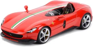 Simulation Sports Car Alloy Die Cast Car Model Home Collection Decoration Souvenir for Ferrari Monza SP1 Static toolmaking storeroom horizon cab 1:18 