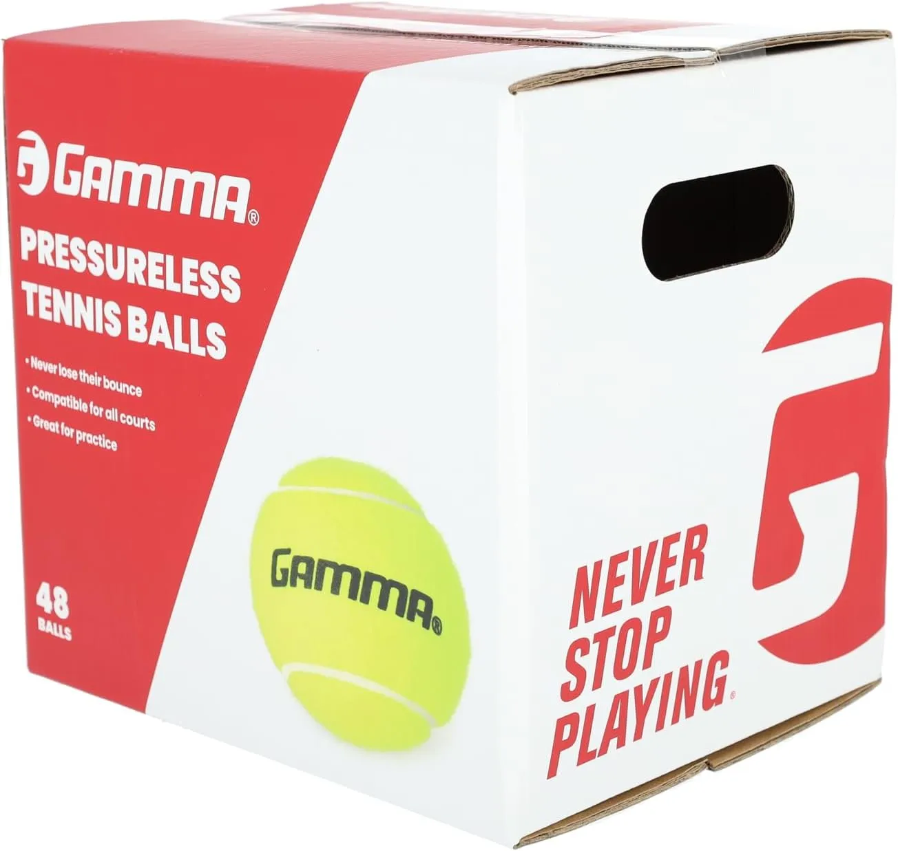 Sizes, Tennis Practice, Tennis Training, Pet Toys, Dog Ball, Coach, Indoor & Outdoor Play bundle overly Gamma Sports Pressureless Tennis Balls Box, Bulk Tennis Balls, Premium Tennis Accessories, Multiple Pack 