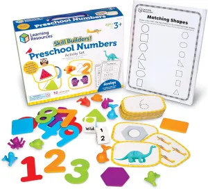 Skill Builders! Preschool Numbers - 52 Pieces, Ages 3  Toddler Learning Activities, Preschool Learning Materials, Homeschool Preschool Supplies, Number Learning for Preschool media clearer plunge Learning Resources 