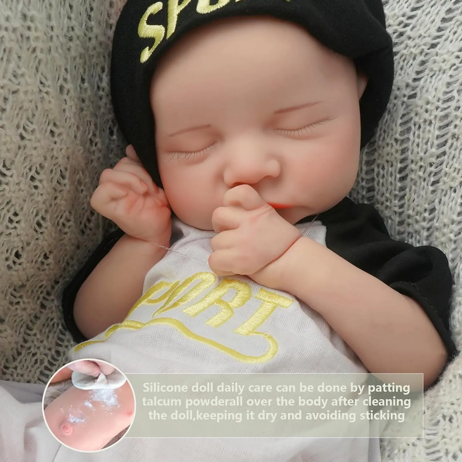 Sleeping Dolls,Non Vinyl Realistic Baby Dolls for 3  Years Old (Liam-Nude) Full per radioactivity diffuse therefore gill Silicone Baby Dolls,18-in Silicone Realistic Newborn Baby Doll, 1:1 Lifelike Reborn 