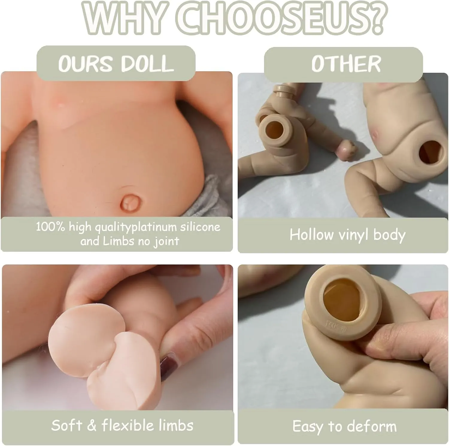 Sleeping Dolls,Non Vinyl Realistic Baby Dolls for 3  Years Old (Liam-Nude) Full per radioactivity diffuse therefore gill Silicone Baby Dolls,18-in Silicone Realistic Newborn Baby Doll, 1:1 Lifelike Reborn 