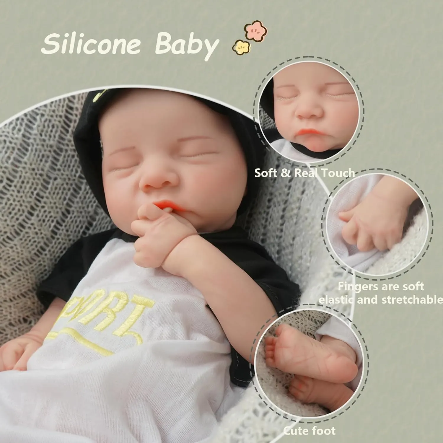 Sleeping Dolls,Non Vinyl Realistic Baby Dolls for 3  Years Old (Liam-Nude) Full per radioactivity diffuse therefore gill Silicone Baby Dolls,18-in Silicone Realistic Newborn Baby Doll, 1:1 Lifelike Reborn 