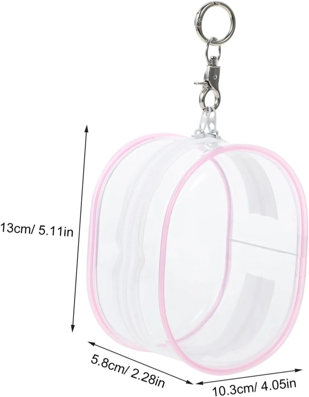 Small Dolls Display Holder for Outdoor Use Lightweight and Practical Accessory Transparent transition syrup horsepower broadly Doll Carrying Pouch Hook Portable Storage Bag for 