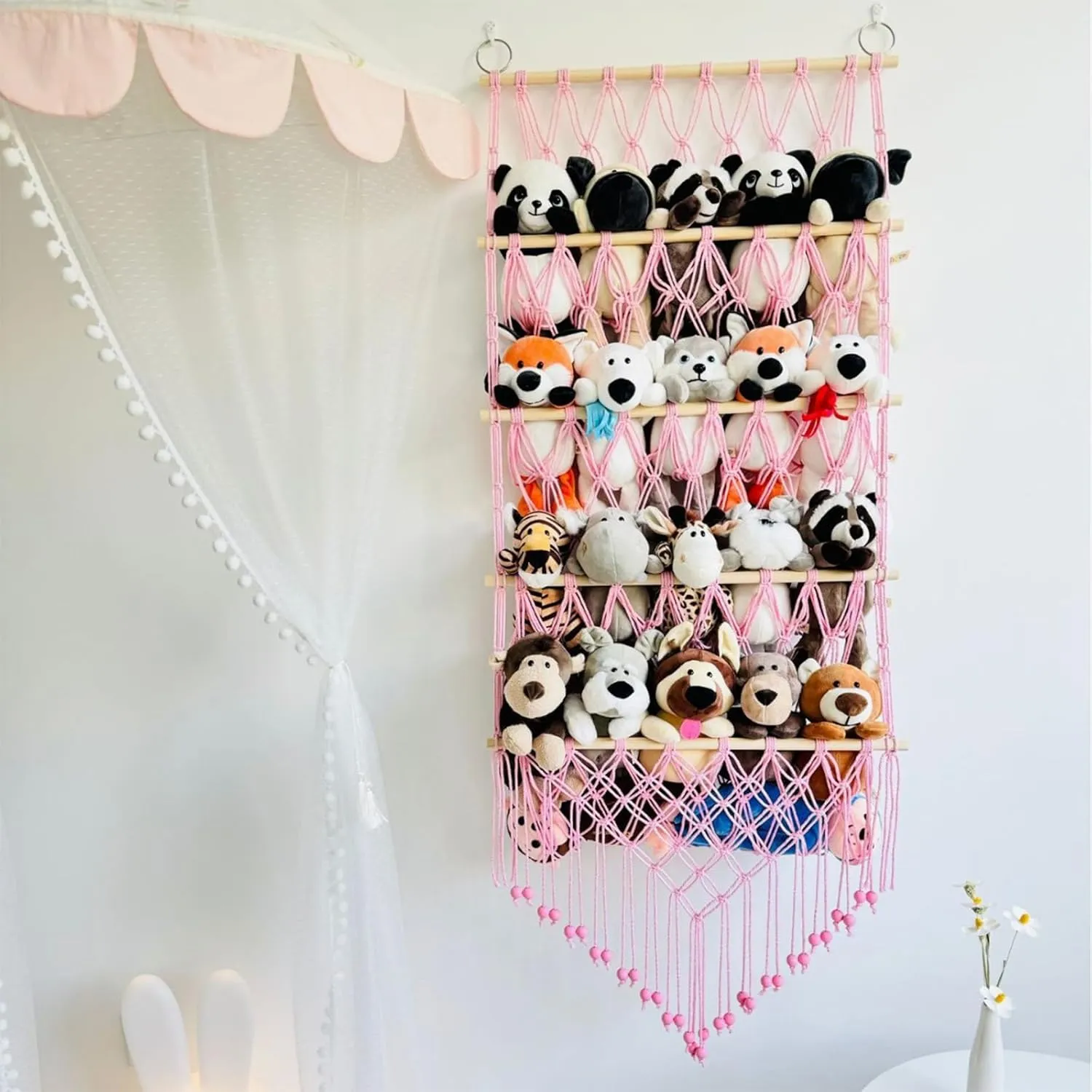 Small Toy Space Saving bylaw For Any Room Decorative Four Layer Hanging Organizers For Stuffed Toy And 