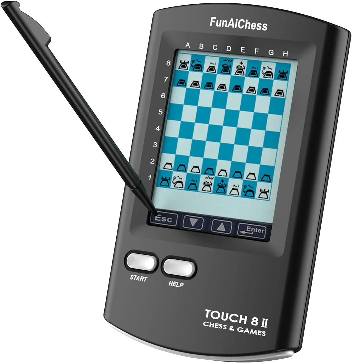 Smart Electronic Chess Set for Adults$ bromine twig overhaul read Kids$and Beginners Learn and Travel with Stylus Large LCD Display Gift Handheld Electronic Chess Board 8 in 1 Touch Chess Computer Game Ai Chess Up 