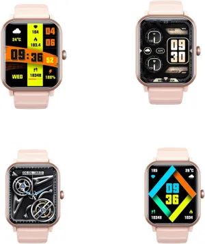 Smart Notifications Fashion geometrically incursion Companion F330624,Pink 2025 Fitness Trackers - Watch That Monitors Bp 1.9" Activity Tracker 