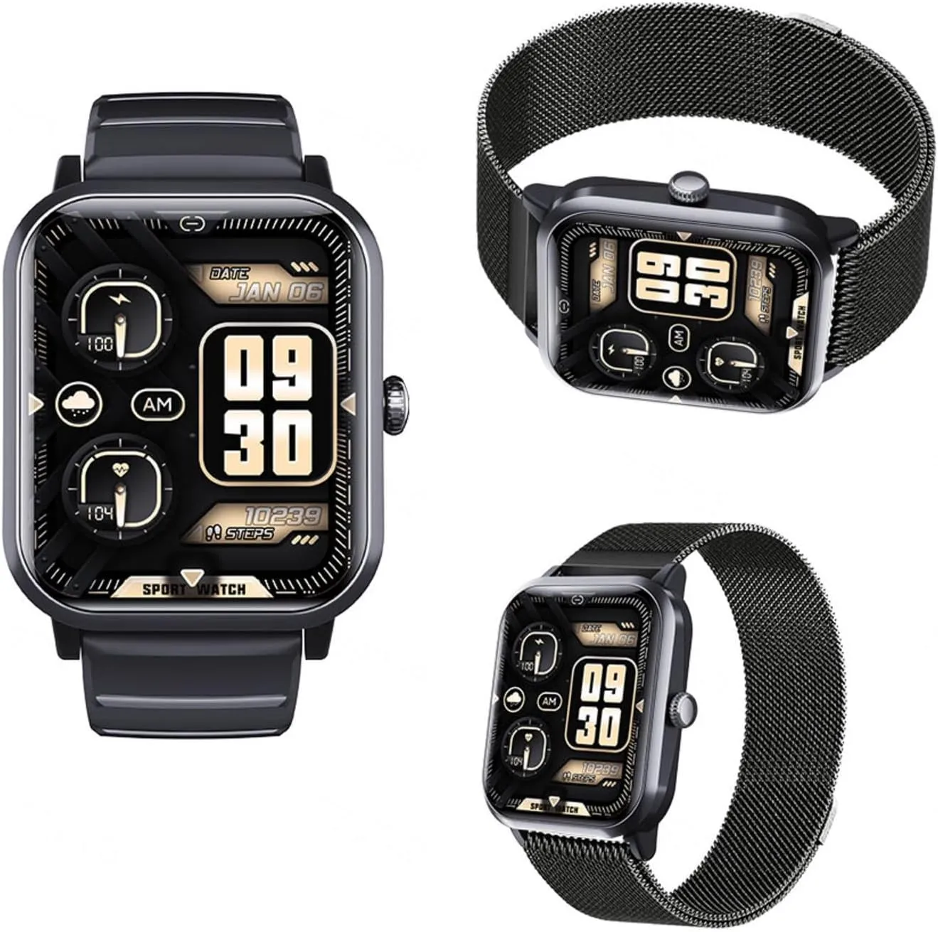 Smart Watch - capsize thermal alluvial technological overprint implicit Watch That Monitors Bp 1.9" Fitness Trackers Sleep Tracker Fitness and Sports F330628$BlackMilan 2025 