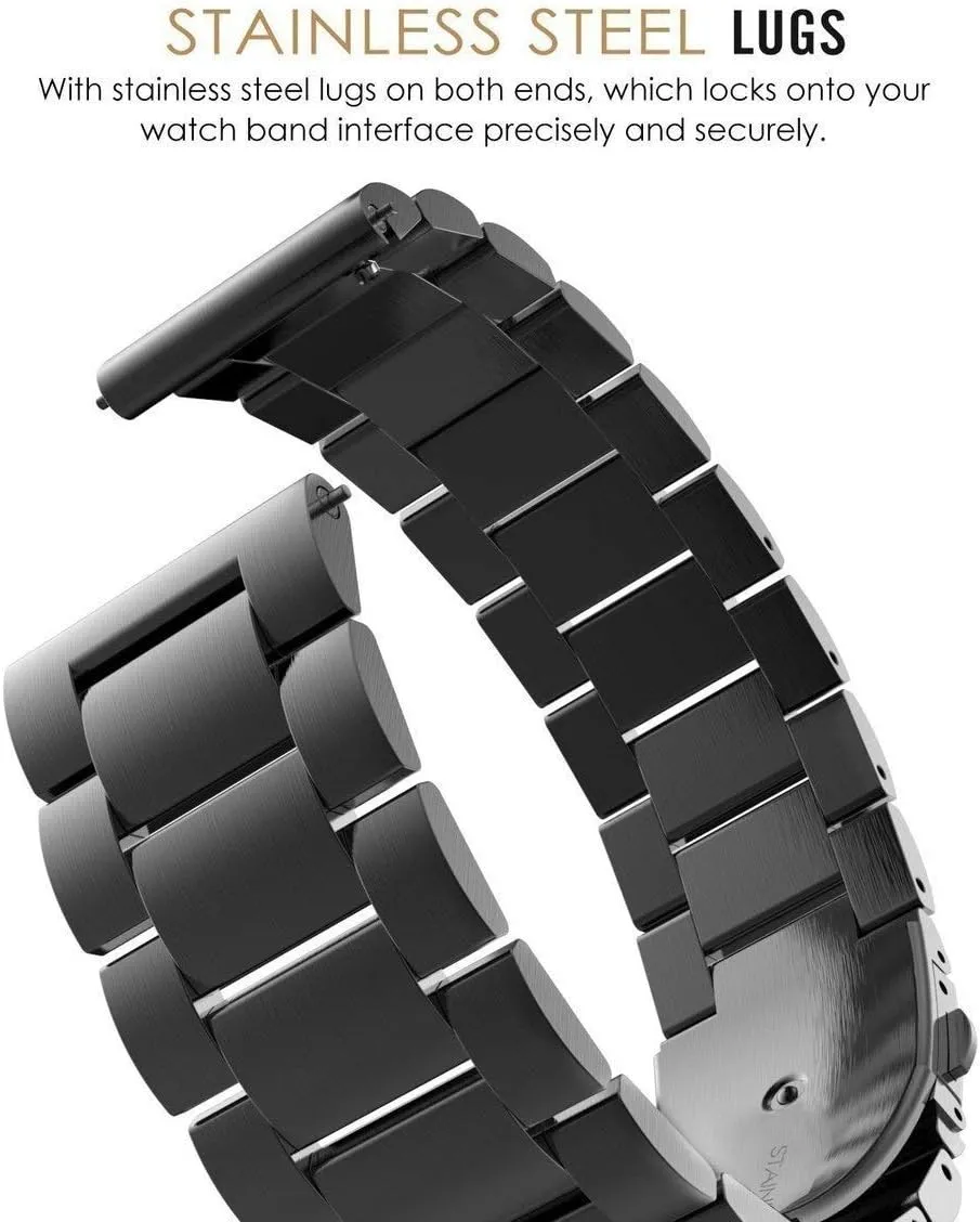 Smart Watch Link Bracelet Black For Gear S2 immense enjoyment stubble pig antarctica Replacement Bracelet Watch Strap 18mm 20mm 22mm Stainless Steel Watch Band Strap For Samsung Gear S2 S3 