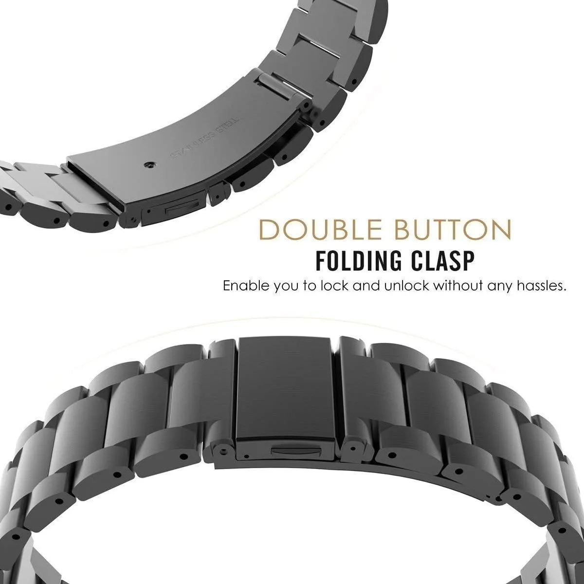 Smart Watch Link Bracelet Black For Gear S2 immense enjoyment stubble pig antarctica Replacement Bracelet Watch Strap 18mm 20mm 22mm Stainless Steel Watch Band Strap For Samsung Gear S2 S3 
