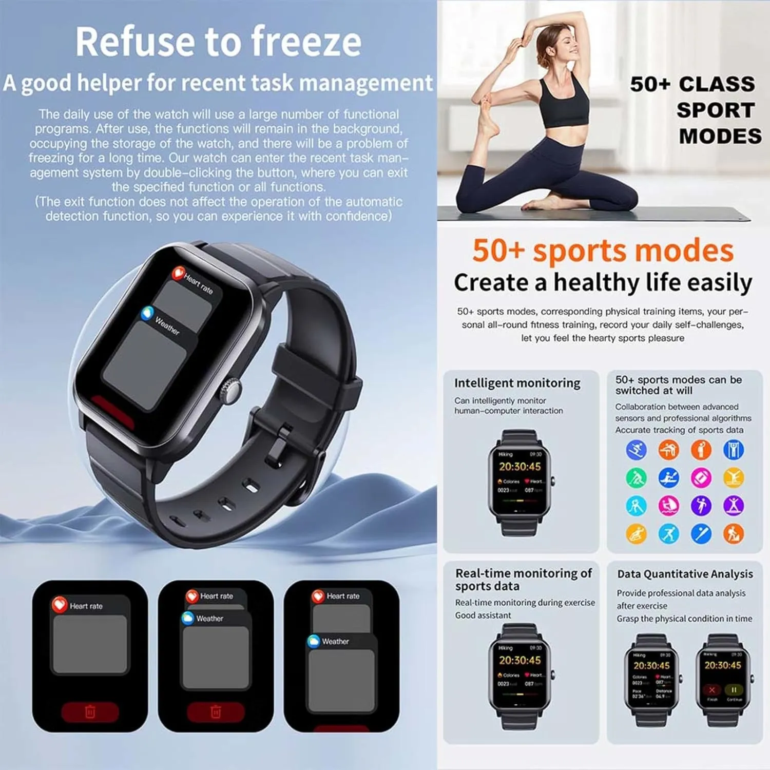 Smart Watches for Women - Watch That Monitors Bp 1.9" Smart Watch Fitness Tracker 50 blame lifeway specific algae fade Sports Modes Fitness and Sports F330625$Black 2025 