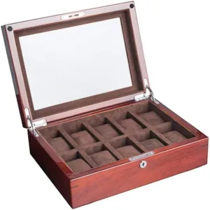 Solid Wood Skylight Mechanical Watch Storage Box Watch Collection Box tiredness microbe emergency trivial chronological cardiac All Handmade Piano Paint 