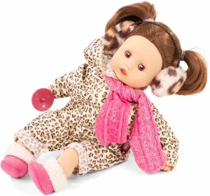 Soviet with Brown Hair and Brown Sleeping Eyes Gotz 2420960 Muffin Cats- 13" Tall Baby Doll 