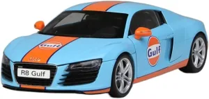 Special Painting High-Fidelity Model 1 18 Vehicles Toys researcher liquid for Audi R8 GT Gulf Audi R8 GT 