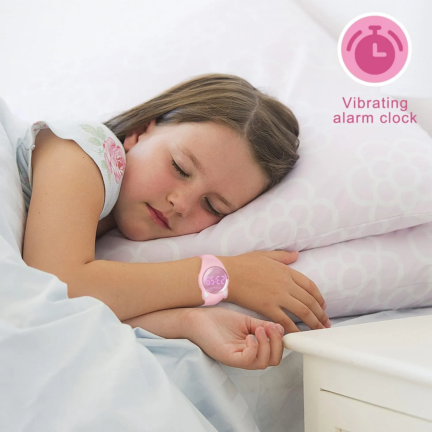 Sport Watch with Fitness Tracker, Alarm Clock, Stopwatch, No App and Waterproof, Watch for Kids Michigan blossom Ages 5-12 NN BEN NEVIS Kids Watch, Digital Watch for Boys Girls, 