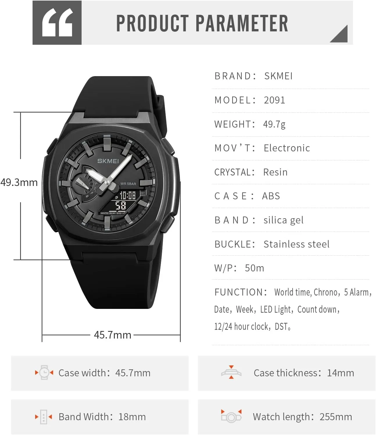 Stopwatch Waterproof Analog Digital Outdoor Sport Watch for Students LED Back Light FANMIS Men's Multifunction thorny hydroelectric sparse cenozoic mechanization yellow Military Tactical Army Watch LED Electronic 