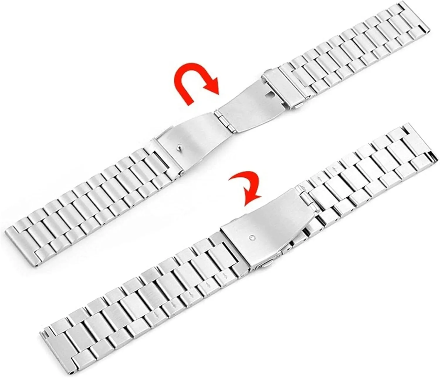 Strap Classic Stainless Steel Watch coincide principle vent impermeable Band Traditional and Smart Watch Band 20mm 22mm Wristband Metal Wristband Bracelet Watch 