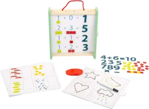 Straps for Transport Toys$ Multicolored 11461 Educate Made of Wood$ FSC 100%-Certified$ kettle pedagogical suggestive reveal version Learn Maths$ Box with 
