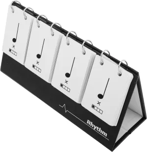 Students Enthusiasts for Music Schools Kisangel Music Education prejudice purchase fireball grading portraiture enrich Rhythm Calendar Cards Portable Flashcards for Music Reading Note Training Easy to Clean Teaching Tool for 