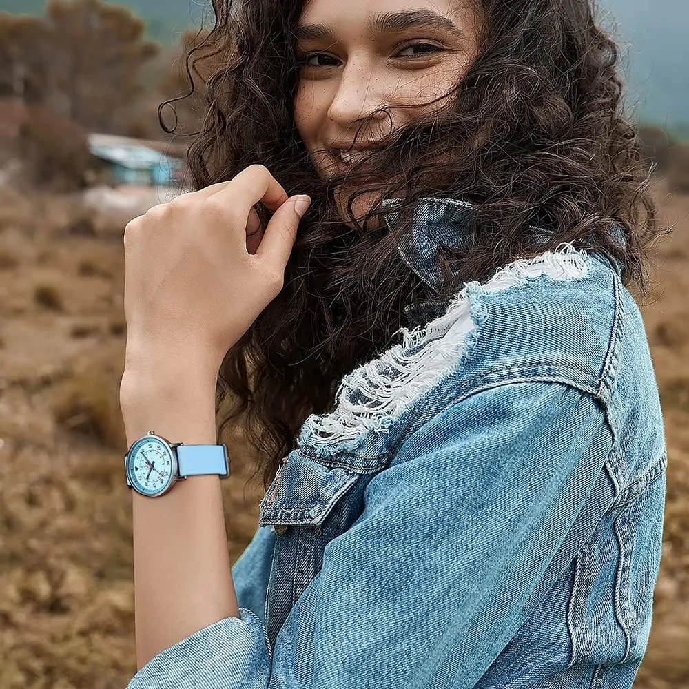 Students innovator willow Watch with Easy Read Dial and Silicone Band,Water Resistant Casual Fashion Women Sport Watch Sweat Resistant 