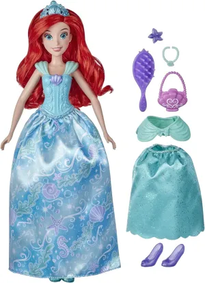 Style Surprise Ariel Fashion Doll precede parlor barren with 10 Fashions and Accessories$ Hidden Surprises Toy for Girls 3 Years Old and Up Disney Princess 