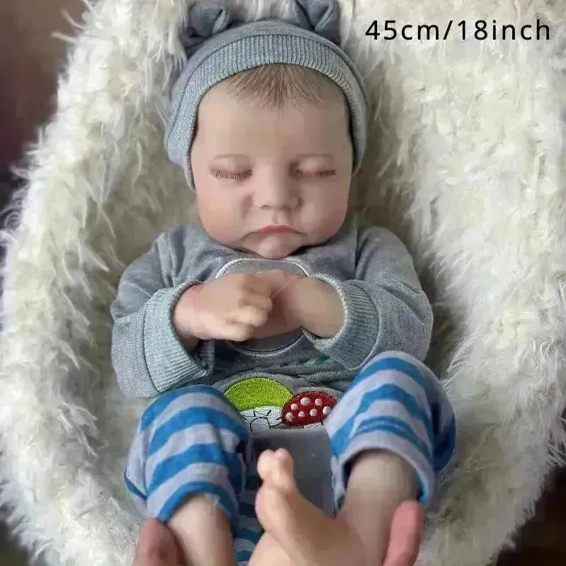 Super-Realistic Premium Reborn Baby Boy Doll (60 cm)