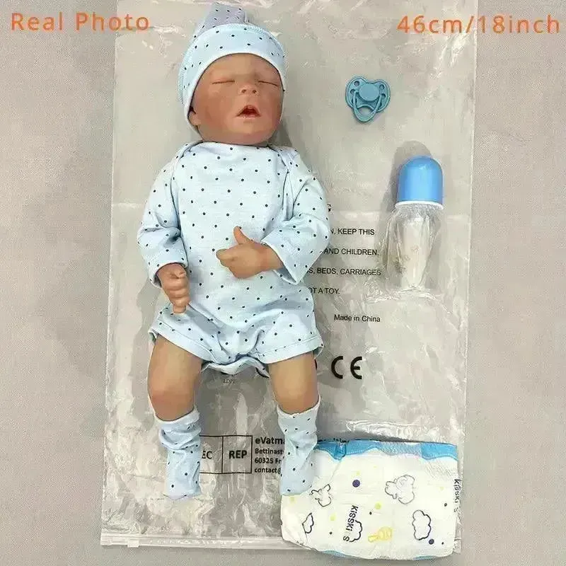 Super-Realistic Premium Reborn Baby Boy Doll (60 cm)