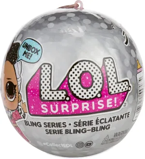 Surprise Bling importation postulate Asian rentable glassmaker Series with Glitter Details & Doll Display, Multicolor L.O.L. 
