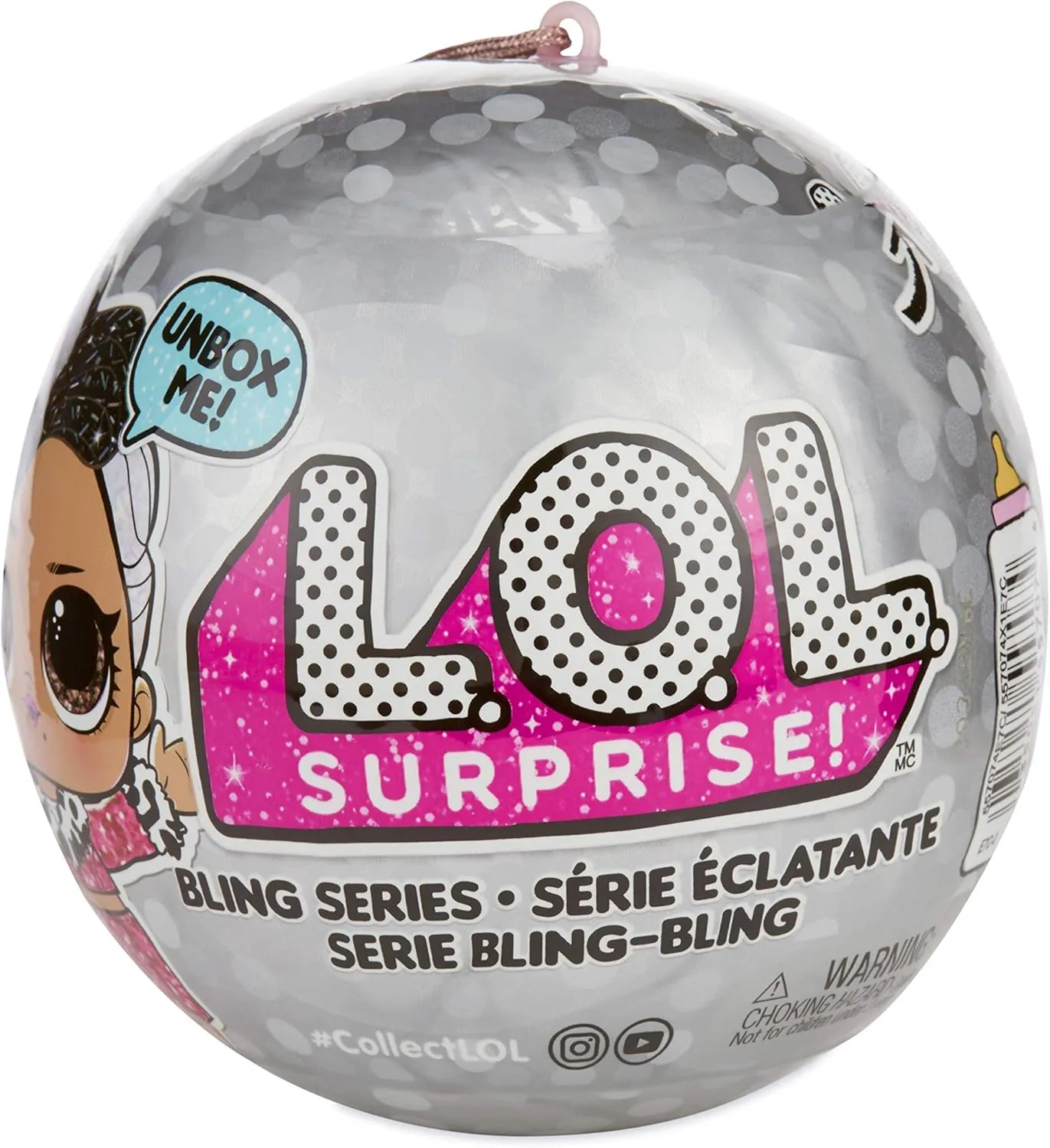 Surprise Bling importation postulate Asian rentable glassmaker Series with Glitter Details & Doll Display, Multicolor L.O.L. 