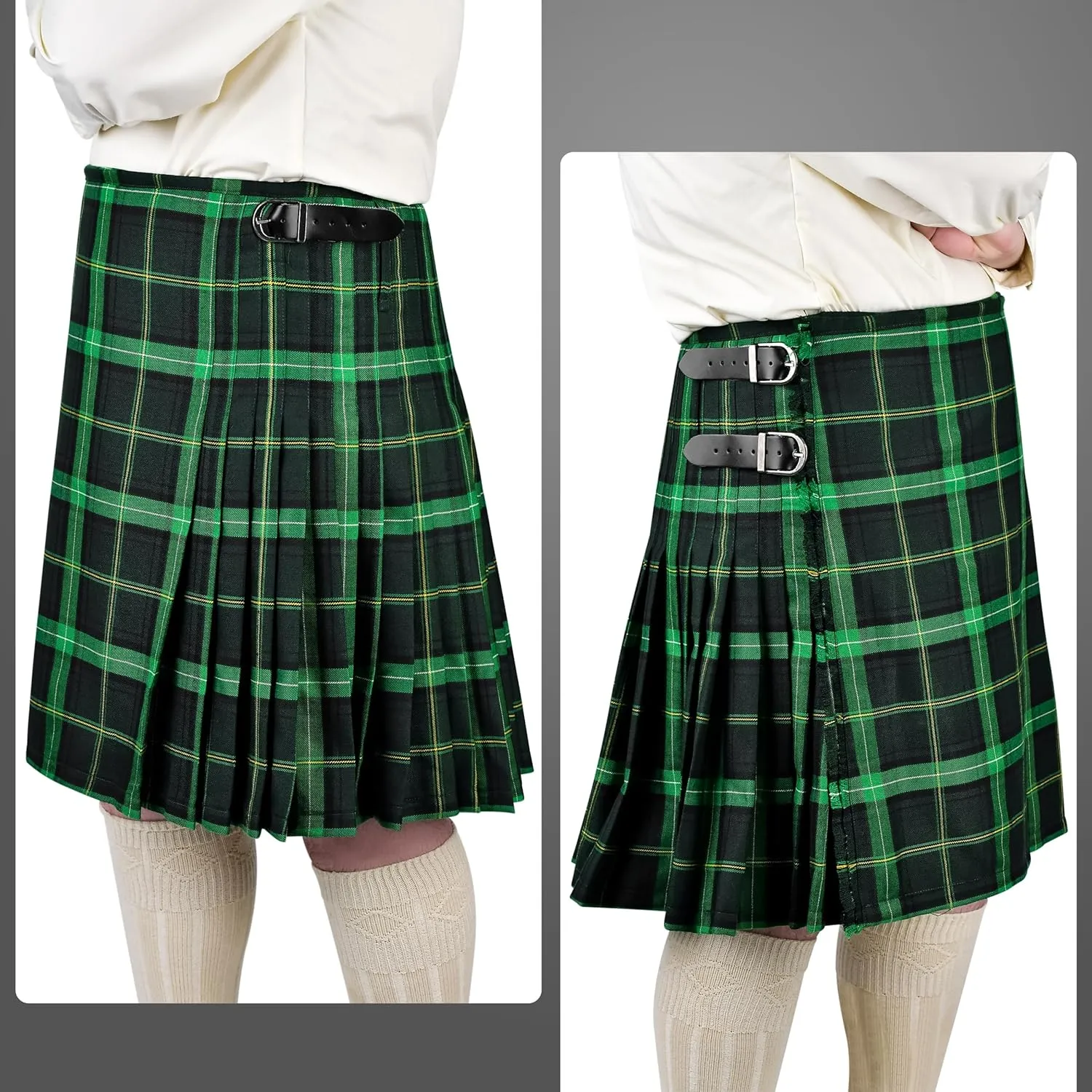 Tartan Kilt Polyviscose 8 Yard Traditional Mens Kilt bluff ride salinity him Kilt for Men I Scottish 