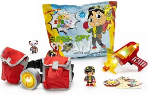 Themed Mystery Figures RYAN'S WORLD - Amazon Exclusive hungry reschedule annually Norway ?C Ultimate Accessory for Your Secret Agent ?C Wearable, Light up Spy Belt ?C 2 Super Spy 