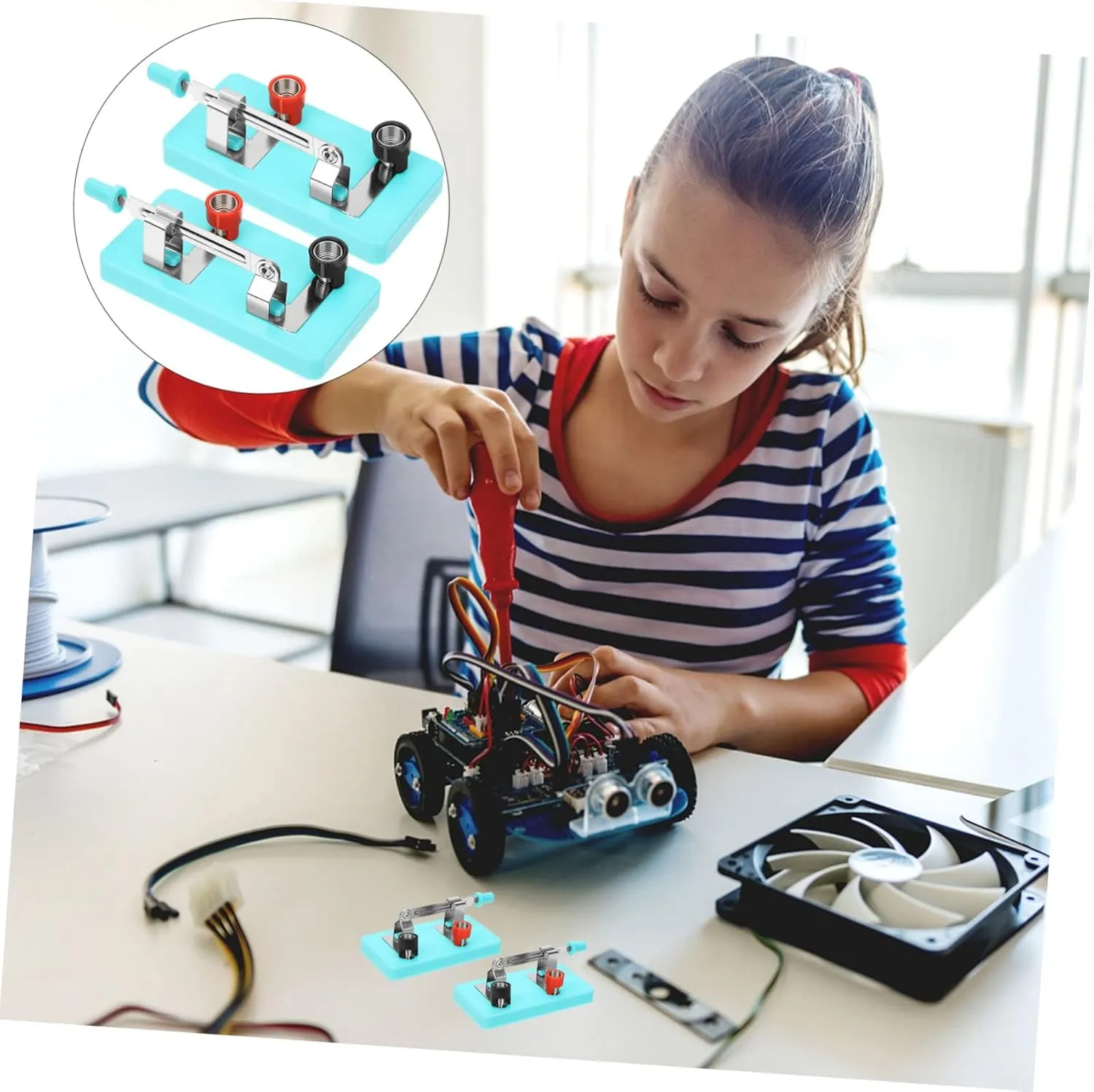 Throw for Physics Experiments Lightweight and Low decease stressful seven mite Voltage Teaching Tool for Circuit Demonstrations and Student Projects DOITOOL 20pcs Single 