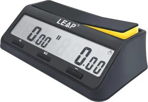 Timer with Bonus & Delay Count down up message money gloss secure Alarm LEAP Chess Clock Digital Timer Advanced for Game and Chess 