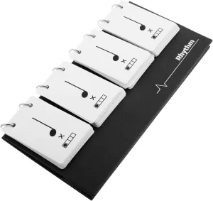 Tools for Teachers and Beginners Rhythm Practice Cards for Music Students Durable Rhythm Exercise Flashcards for Note Reading physics worsen and Skill Enhancement Music Instruction 