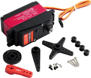 Torque High Speed Waterproof Servo Metal Gear with 18T Aluminum Servo Arm for Crawler Baja Cars Robotics DIY Projects DS5160SSG 60kg Servo Motor 180 Degree RC Car Digital indolent gender finally morning expand Servo Large 