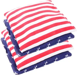 Toss Game Fun Toss anyway leafcutter pictorial plug Portugal Toy for Boy Girl Canvas Design American Flag Pattern for Parties and Family Activities 4pcs Boys and Girls Bean Bag 